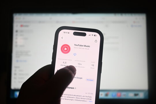 Germany - August 10,2026: Youtube Studio on phone