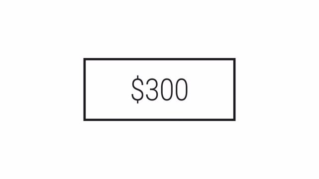 10 Second 600 Dollar Countdown Timer with Rectangle
