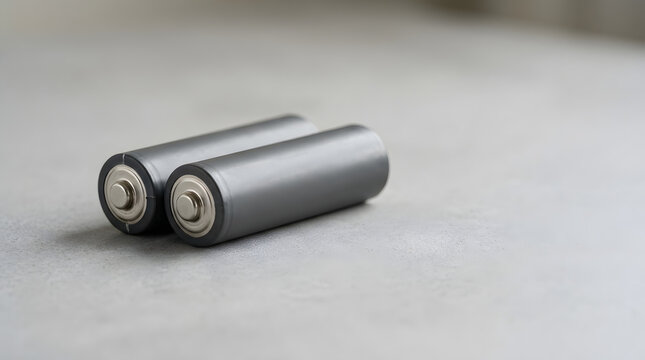 Generic rechargeable AA batteries on minimalist surface