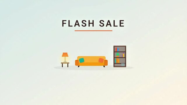 Home Furniture Flash Sale Promotion with 40 Percent Off