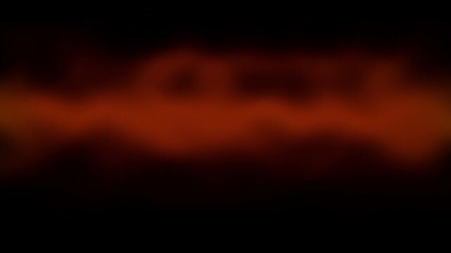 Abstract Red Glowing Blur Wave on Black Background, Soft Light Streak Motion Animation
