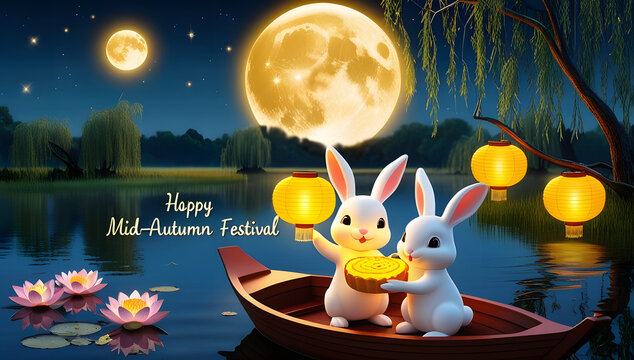mid autumn festival background