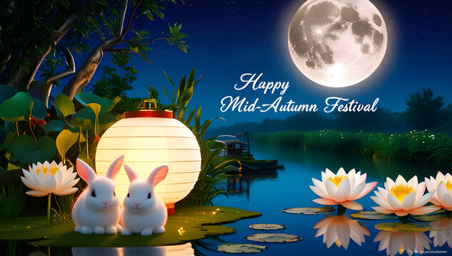 mid autumn festival bcakground