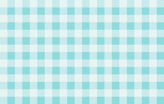 Sky blue gingham seamless pattern, minimalist aqua checked plaid background, fresh grid texture for kidswear, packaging, craft paper