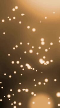 Animation of light spots on black background
