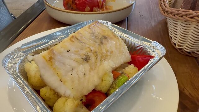 Fish with vegetables