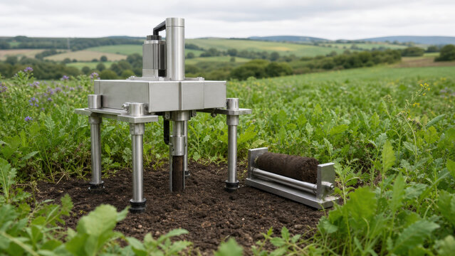Regenerative Soil Carbon Core Sampling with Precision Field Equipment