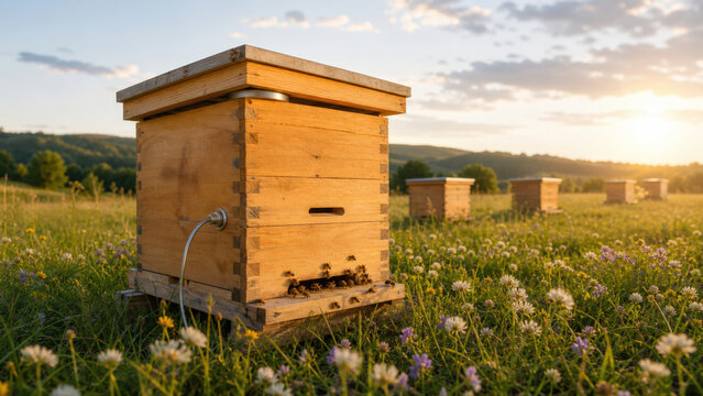 Sensor Assisted Beehive Health Monitoring in Flowering Agricultural Landscape