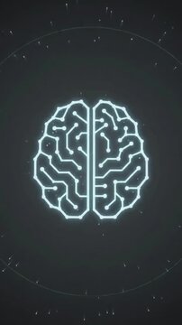 human brain vector illustration