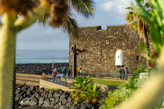 Castillo de San Felipe fortress in Puerto de la Cruz, Tenerife