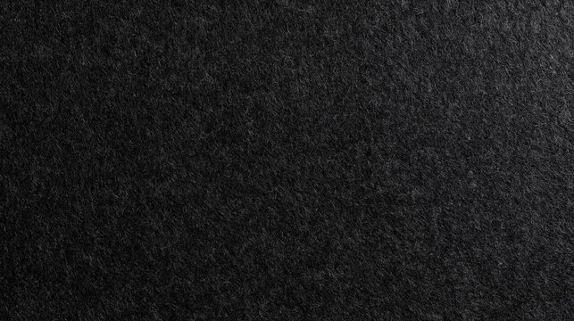 Black Felt Fabric Texture Close Up Surface Background