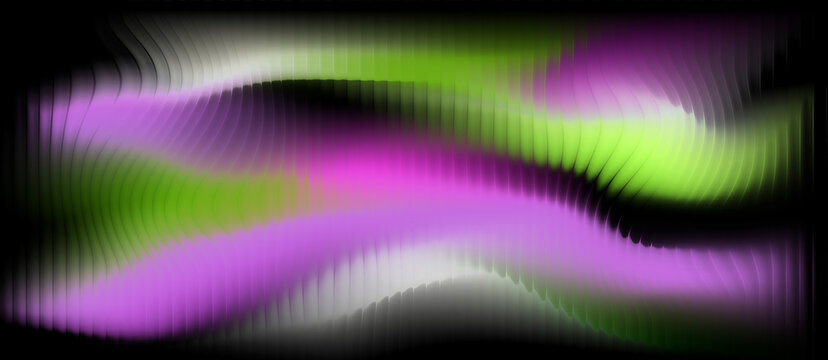 Colorful blurred light waves form an energetic abstract composition on black. Great for technology advertising, event banners, social posts, website backgrounds, and creative branding.