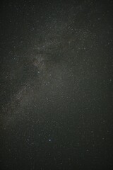 Obraz premium Milky way galaxy forming stars in night sky