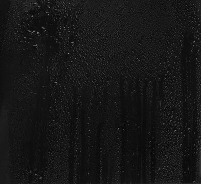 Water droplets background and  texture, cold glass effect 