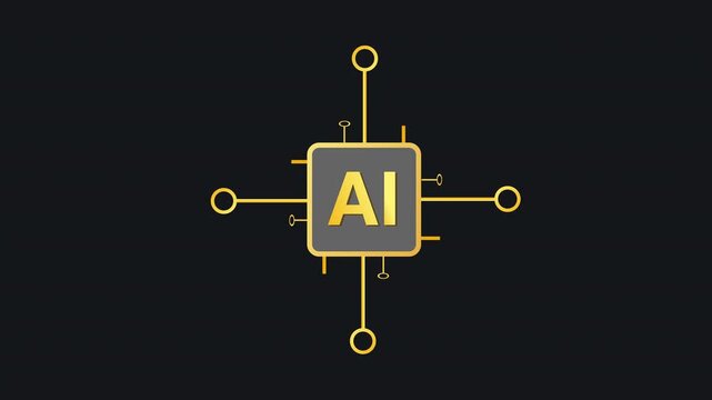 AI Document Processing Workflow Animation with Intelligent Task Automation