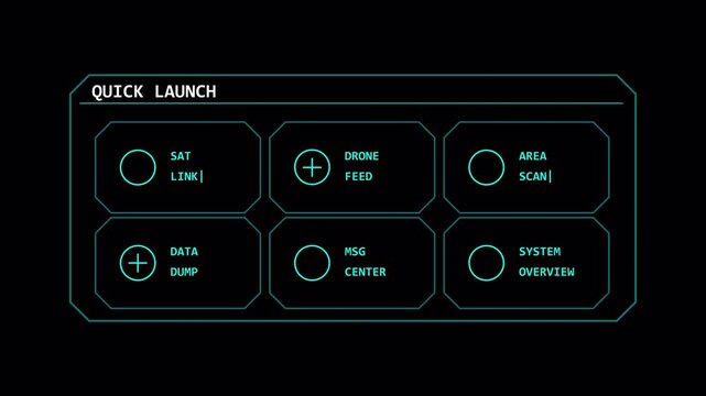 Quick Launch HUD PNG Alpha