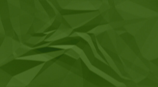 Abstract green geometric background. Low poly texture pattern. Vector illustration with sharp polygonal shapes and dark shadows. Modern business design concept.