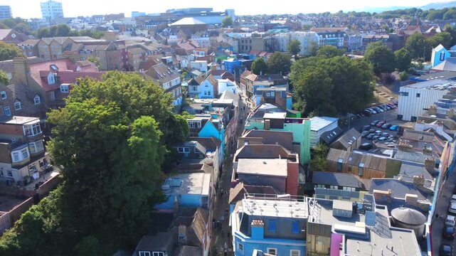 Folkestone Colourful Buildings 4K