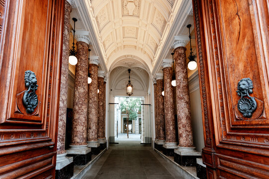 Elegant Historic Entrance in Rome