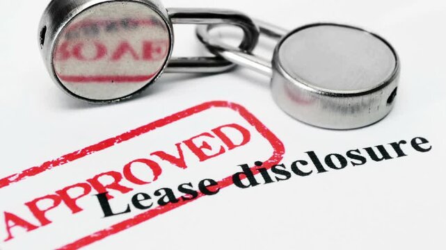 Approved Lease Disclosure Document Concept