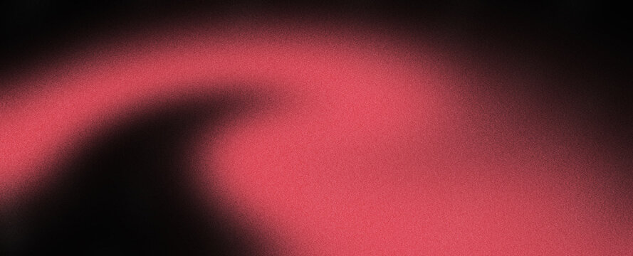 Red black grainy background, abstract vibrant glowing color gradient shape, dark noise texture header, backdrop, poster, banner, wallpaper, cover design, copy space