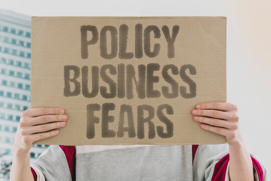 "Policy Business Fears" A business policy is announced while entrepreneurs still fear inspections. POLICY. BUSINESS. FEARS. ENTREPRENEUR. INSPECTION.