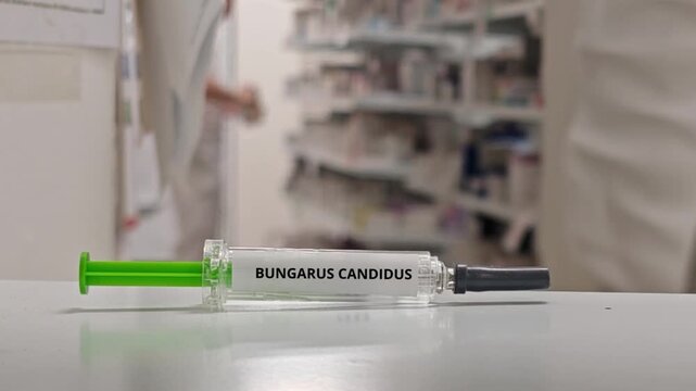 BUNGARUS CANDIDUS also known as Malayan krait associated with medically important snakebite envenomation and species-appropriate antivenom treatment