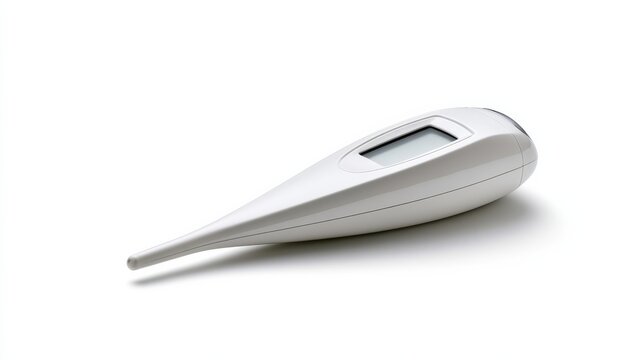 Unbranded digital thermometer for health and medical design
