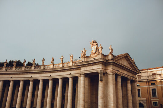 Saint Peters Square Vatican Colonnade