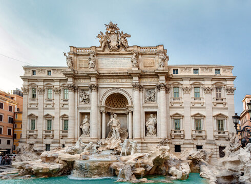 Trevi Fountain Landmark in Rome