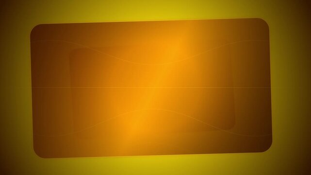 Golden rectangle on yellow background.