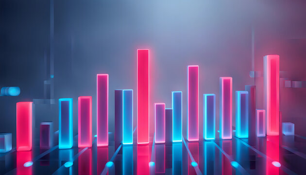 Glowing Business Bars