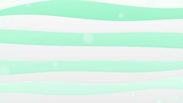 Mint green wavy lines background texture.