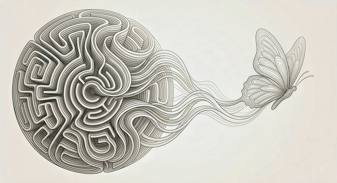 abstract hand drawn vector illustration