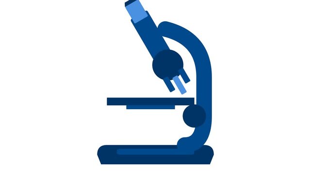 microscope icon illustrating research process representing education science exploration and discovery
