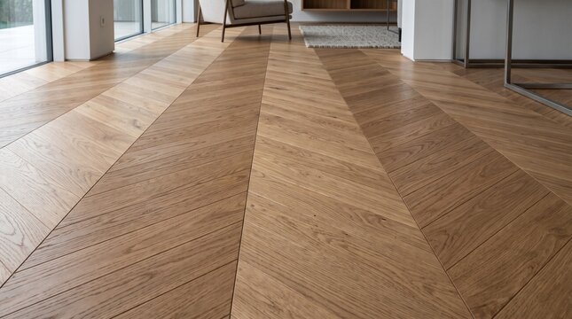 Modern herringbone pattern engineered hardwood flooring with herringbone flooring interior laminate residential architecture renovation construction carpentry patterned covering material