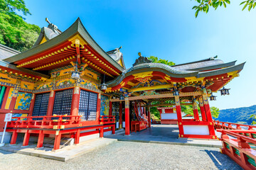 Fototapeta premium 夏の祐徳稲荷神社 佐賀県鹿島市