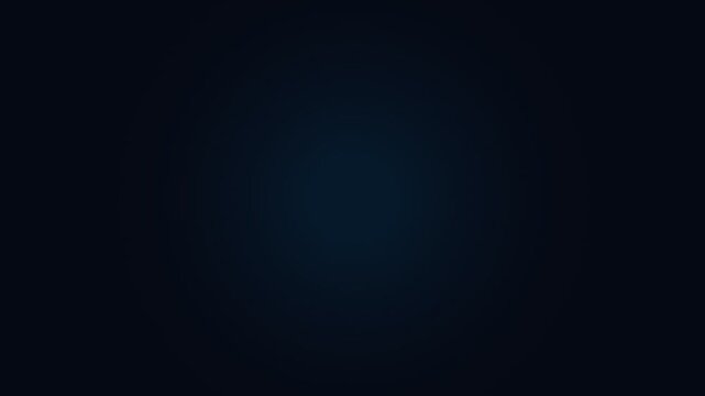 Blue digital loading circle with percentage counter for data analysis process