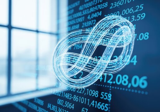 Abstract Digital Representation of Complex Data and Financial Growth.