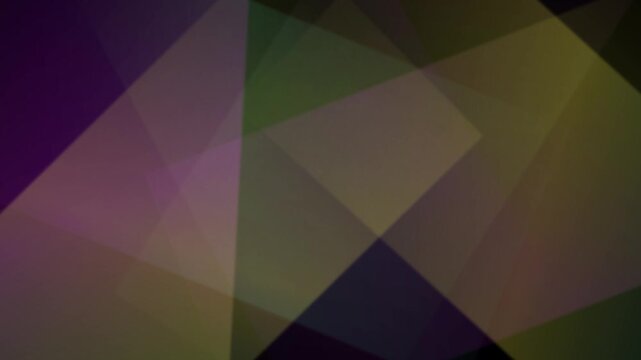 Abstract geometric background featuring translucent overlapping triangular shapes in muted purple, green, and brown tones.