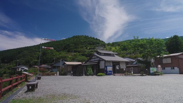 Kiri-no-Sato Rest Area, Takahara &ndash; Kumano Kodo Nakahechi Trail, Tanabe, Wakayama, Japan 熊野古道中辺路「霧の里 高原休憩所」和歌山県田辺市