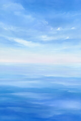 Fototapeta premium blue sky, generation AI 