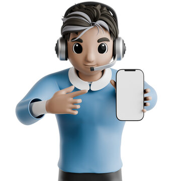 Coffee Break Support 3D Illustration