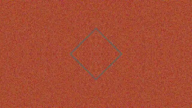 Abstract geometric pattern with diamond shape on textured background