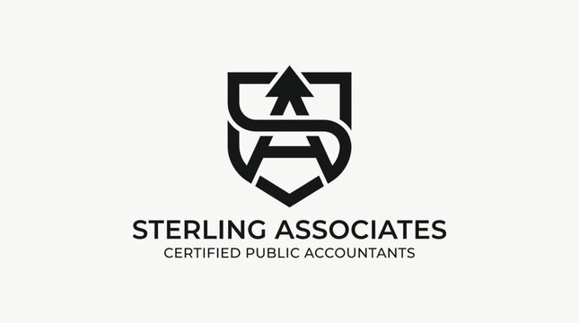 Sterling Associates shield logo for accounting firm
