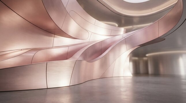 Modern architecture interior contemporary design futuristic structure