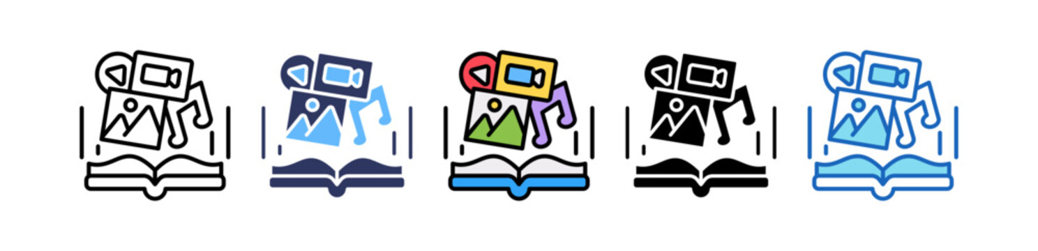 Narrative Content multiple icon