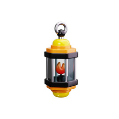 lantern 3d render icons © HacaStudio