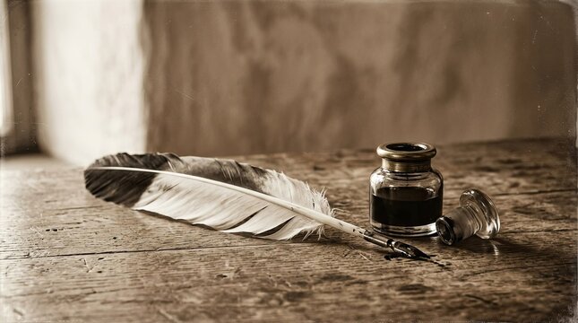 quill and inkwell