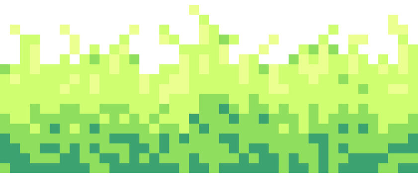 pixel art of grass